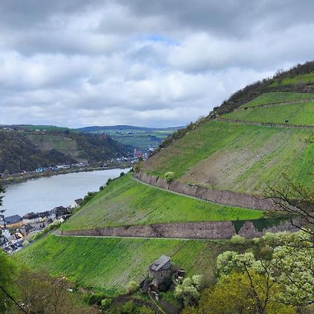 Апартаменти Direkt Am Rhein Mit Burgblick Nahe Rheinsteig Bis 8 Personen, 2 Baeder, 4 Zimmer, Kueche, Netflix Кауб Екстер'єр фото